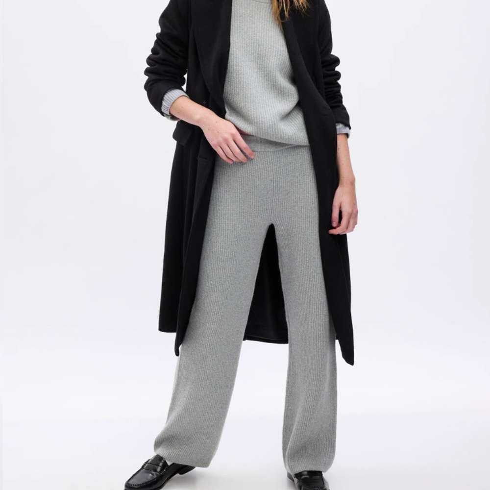 New Gap CashSoft Shaker-Stitch Sweater Cozy Soft Wide Leg Relaxed warm soft - Picture 4 of 6